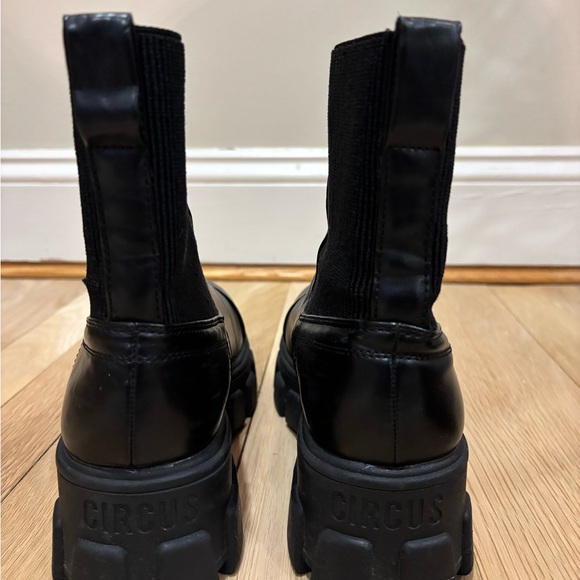 Circus by Sam Edelman Black Combat Boots - Picture 2 of 4